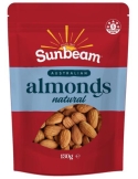 Sunbeam Foods Natural Almonds 130gm x 1