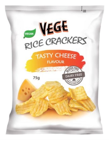 Ajita's Vege Rice Crackers 75gm x 5