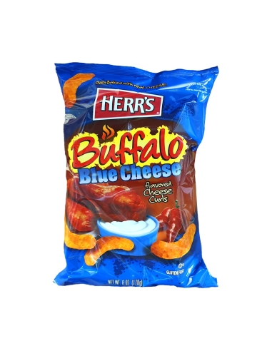 Herr's Buffalo Blue Cheese Curls 170 g x 12