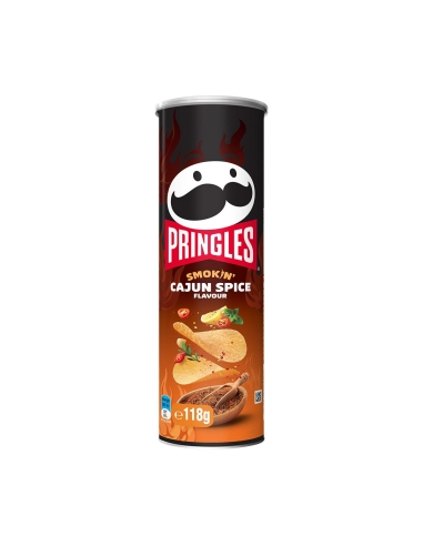 Pringles Especias Smokin' Cajun 118 g x 1