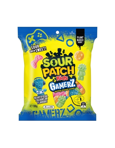 Sour Patch Gamerz pour enfants 190 g x 20