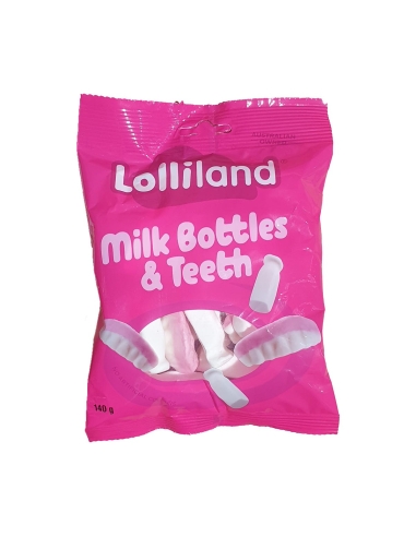 Lolliland Biberón de Leche y Dientes 140g x 18