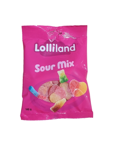 Lolliland Zure mix 140 g x 24
