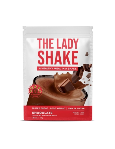 The Lady Shake maaltijdvervangende chocolade 56 g x 1