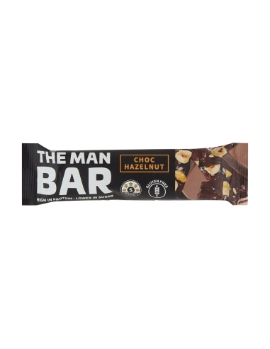 The Man Bar Chocolate Hazelnut 50g x 10