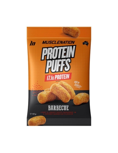 Muscle Nation Protein Puffs Barbecue 60g x 6