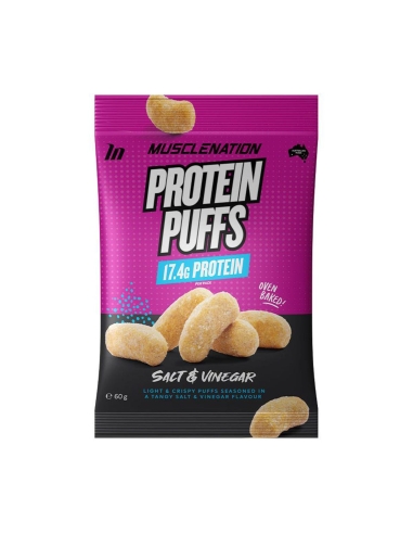 Muscle Nation Puffs Protéinés Sel Et Vinaigre 60g x 6