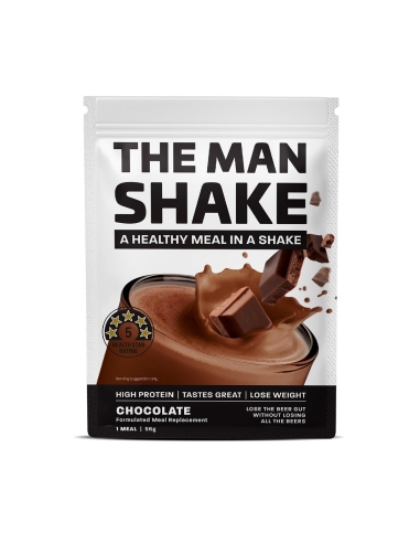 The Man Shake Chocolat de remplacement de repas formulé 56g x 1