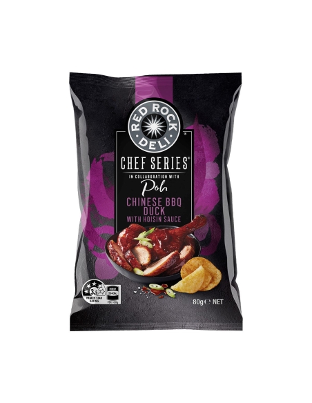 Red Rock Deli Bbq chinois Duck Avec la sauce Hoisin 80g x 12