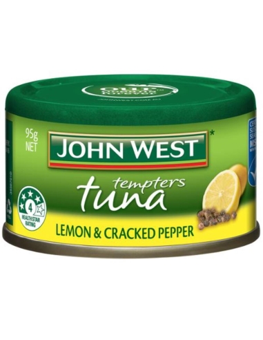 John West Tuna Temptersレモンとクラックペッパー95gm
