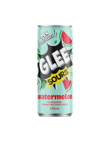 Glee Sours watermeloen 250 ml x 24