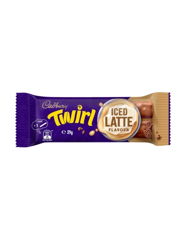 Cadbury Twirl Iced Latte Geschmack 39g x 42