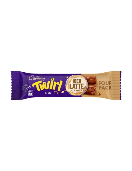 Cadbury Twirl Iced Latte Geschmack 58g x 42