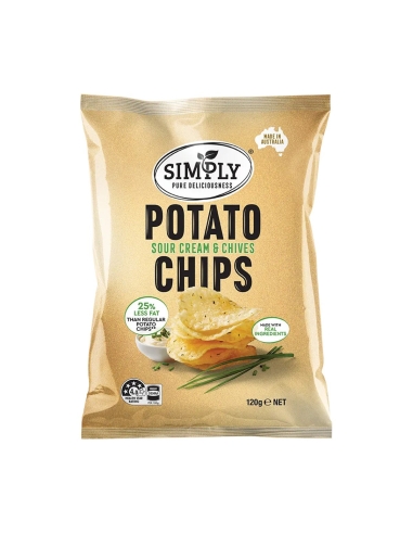 Simply Sour Cream & Chives 120 g x 1