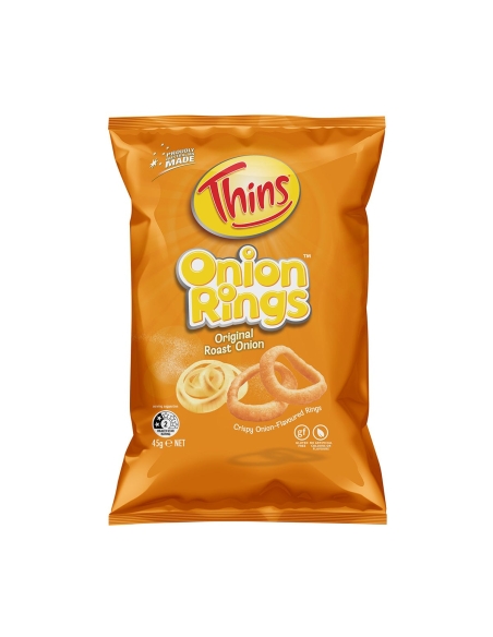 Thins 洋葱圈 原味烤洋葱 45g x 12