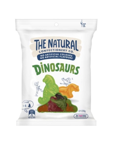 Natural Confect Dinosaurs 220gm x 18