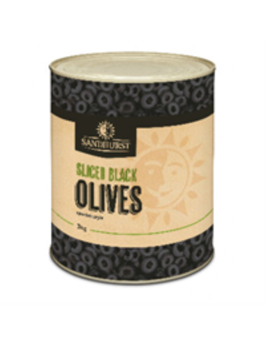 Sandhurst Olives Black Sliced A10 Can