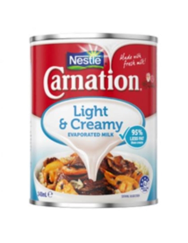 Carnation Milk Evaporated Light & Creamy 340 Ml Can
