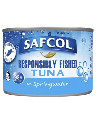 Safcol 湧水 425gm の Tuna に責任ある魚をつけて下さい