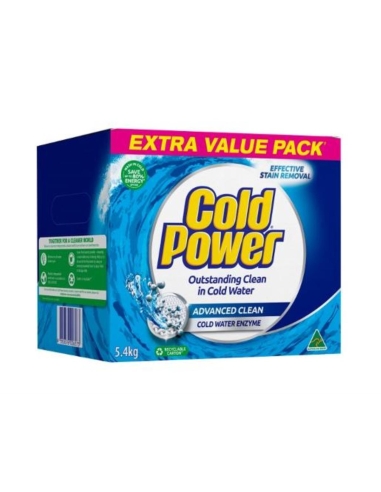 Cold Power Advanced Clean Laundry Powder 5.4kg x 1