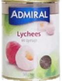 Admiral Lychees In Syrup 565gm x 1