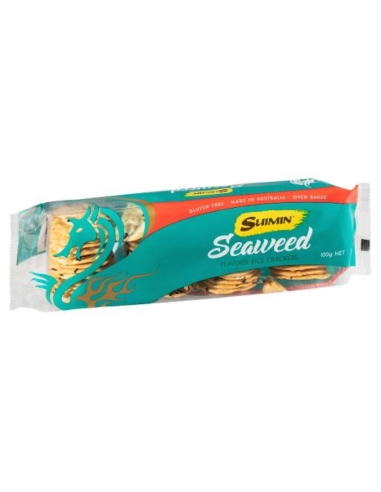 Suimin Seaweed Rice Crackers 100gm x 12