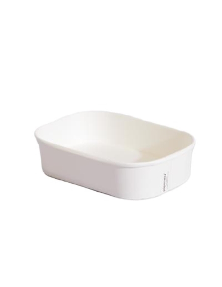Paperway Container Paper Rectangle 500ml White 300 Pack x 1