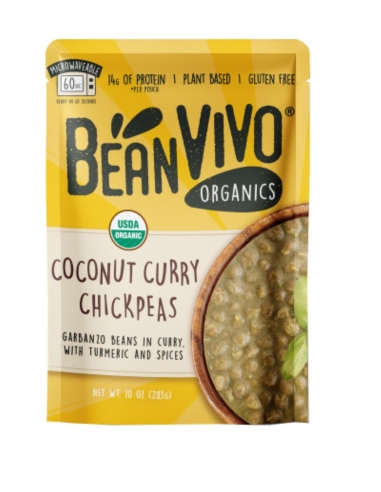 BeanVIVO Organic Chickpeas de noix de coco 283g x 6