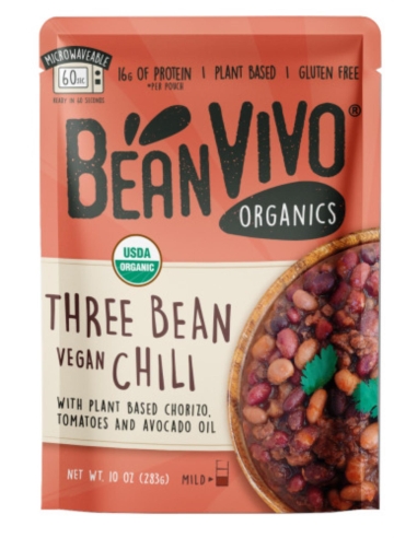 BeanVIVO Organic 3 Bean Vegan Chili 283g x 6