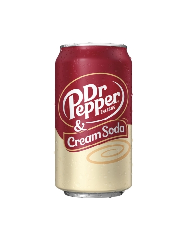 Dr Pepper Creaming Soda 355ml x 12