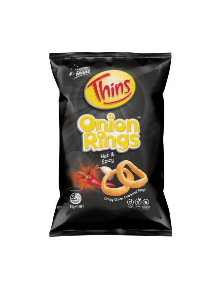 Thins Onion Ring Sour Hot Spy 85g x 12