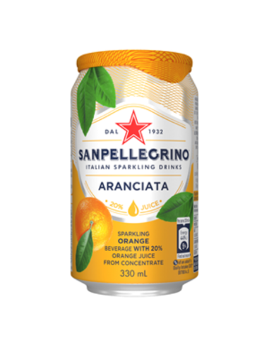 San Pellegrino San Pellegrino Aranciata Puszki 330 ml x 24