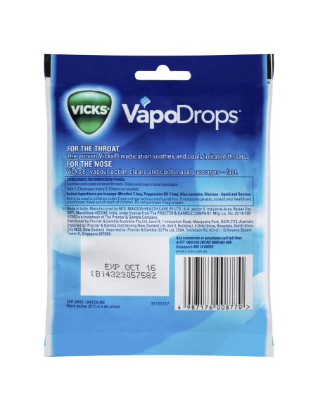 Vicks Chłodząca Mięta pieprzowa 24 opakowania x 4