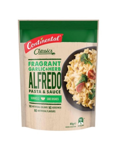 Continental Pasta & Saus Alfredo Knoflookkruid 85g