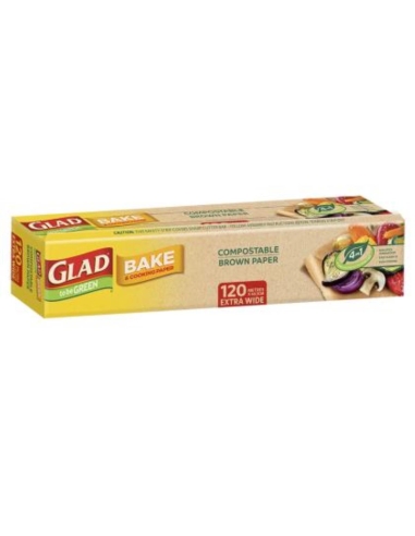 Glad Paper Baking Compostable by 120m 40.5cm 缩略语