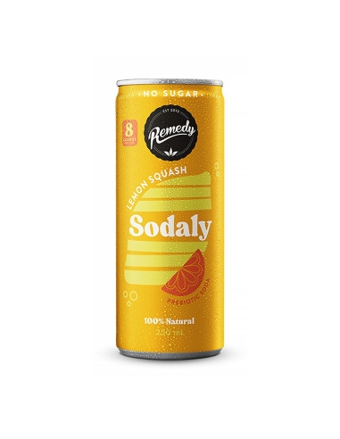 Remedy Sodaly Lemon Squash 250 ml x 12