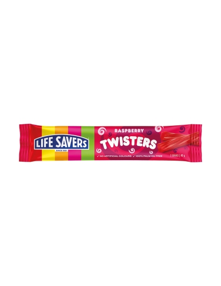 Lifesavers Raspberry Twisters 40g x 24