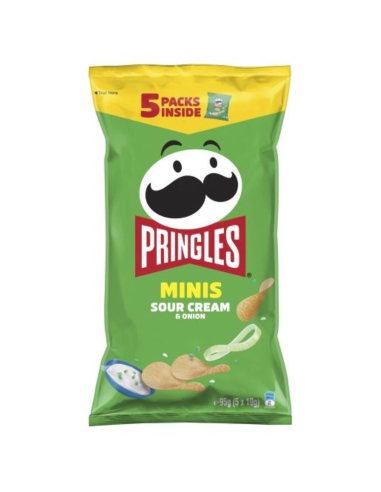 Pringles 酸奶油洋葱片 5 包 19 克 x 12