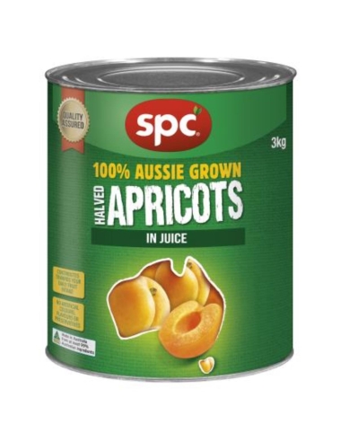 Spc Apricots Halves Juice 3kg x 1