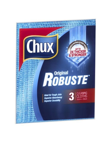 Chux Tissu Robuste 3 Pack x 1