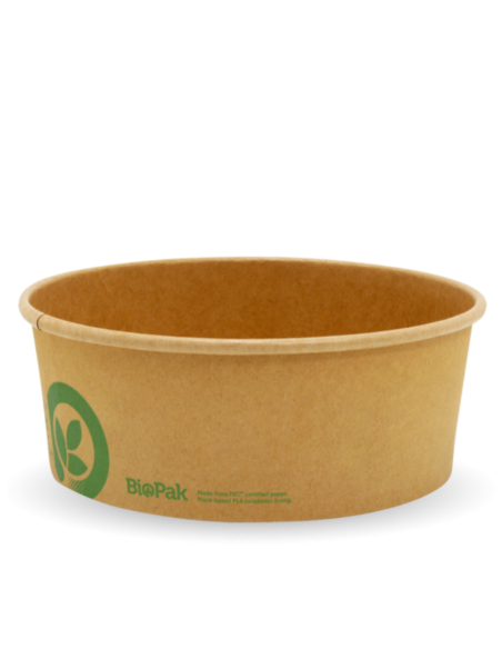 Biopak Extra Grote Kraft Pla Lines Bowl 50s x 1