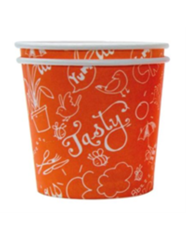 Caterers Choice Chip Cups Paper 237ml 8oz 50 Pack x 1