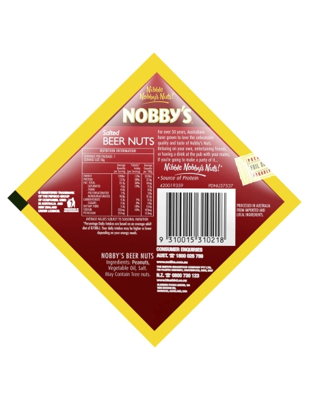 Nobby's Salted Bir Nuts 50g x 12
