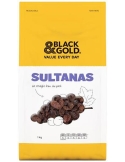Black & Gold Sultanas 1kg x 1
