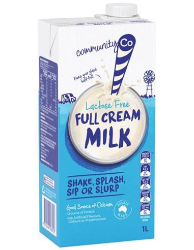 Community Co Lactose Free Milk Full Cream 1l
