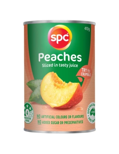 Spc Sliced Peaches In Juice 410gm x 1