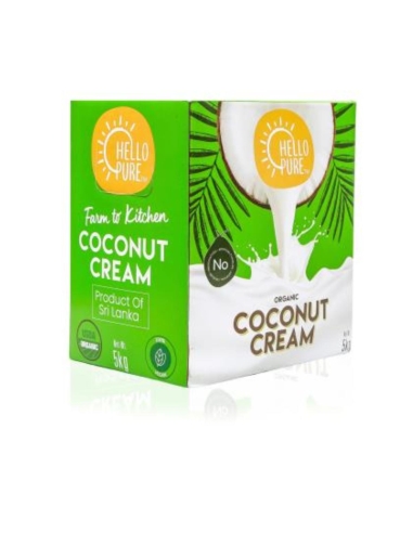 Hello Pure Coconut Cream Organic 5Kg x 1