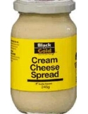 Black & Gold Cream Cheese Spread Jar 245gm x 1