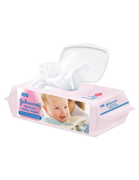 Johnson and Johnson Baby Wipes Refill 80 Pack x 1