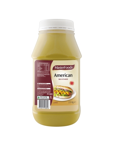 Masterfoods American Mustard 2.5kg x 1